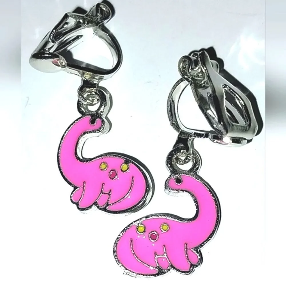 Super cute kid's fashion clip-on earrings
